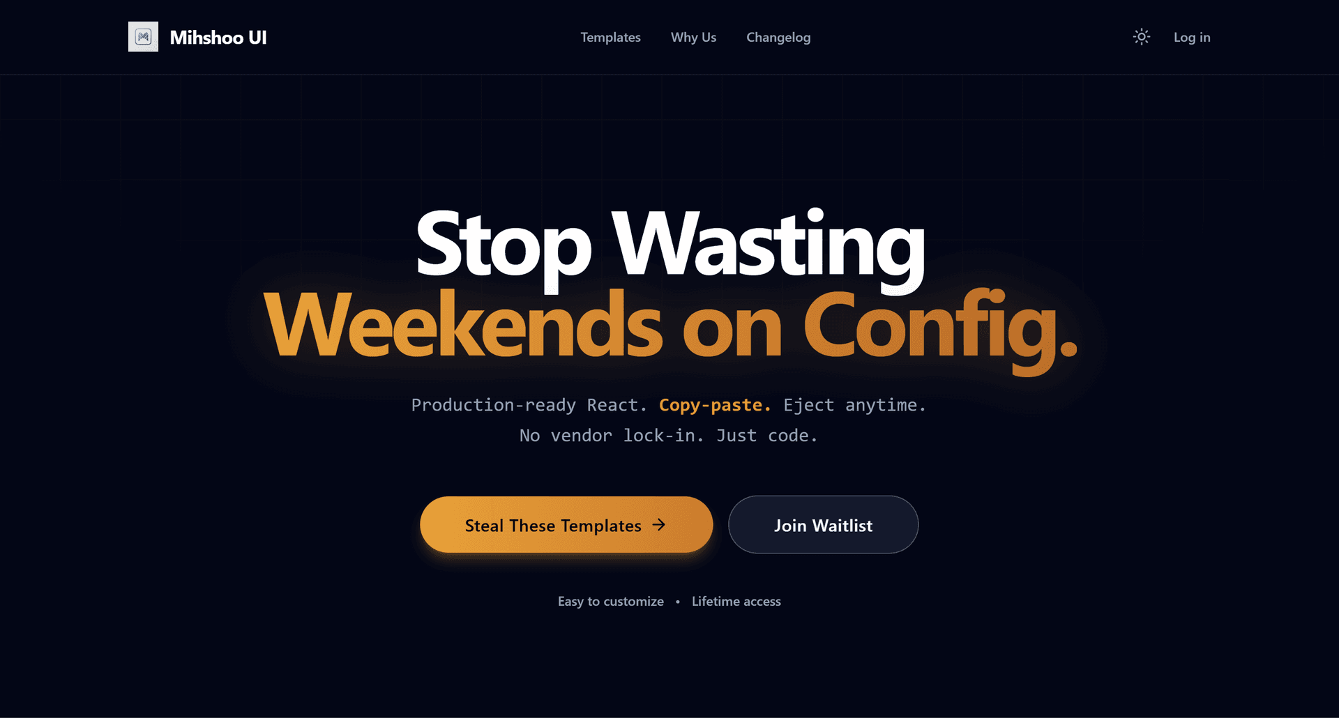 Mihshoo UI screenshot 1